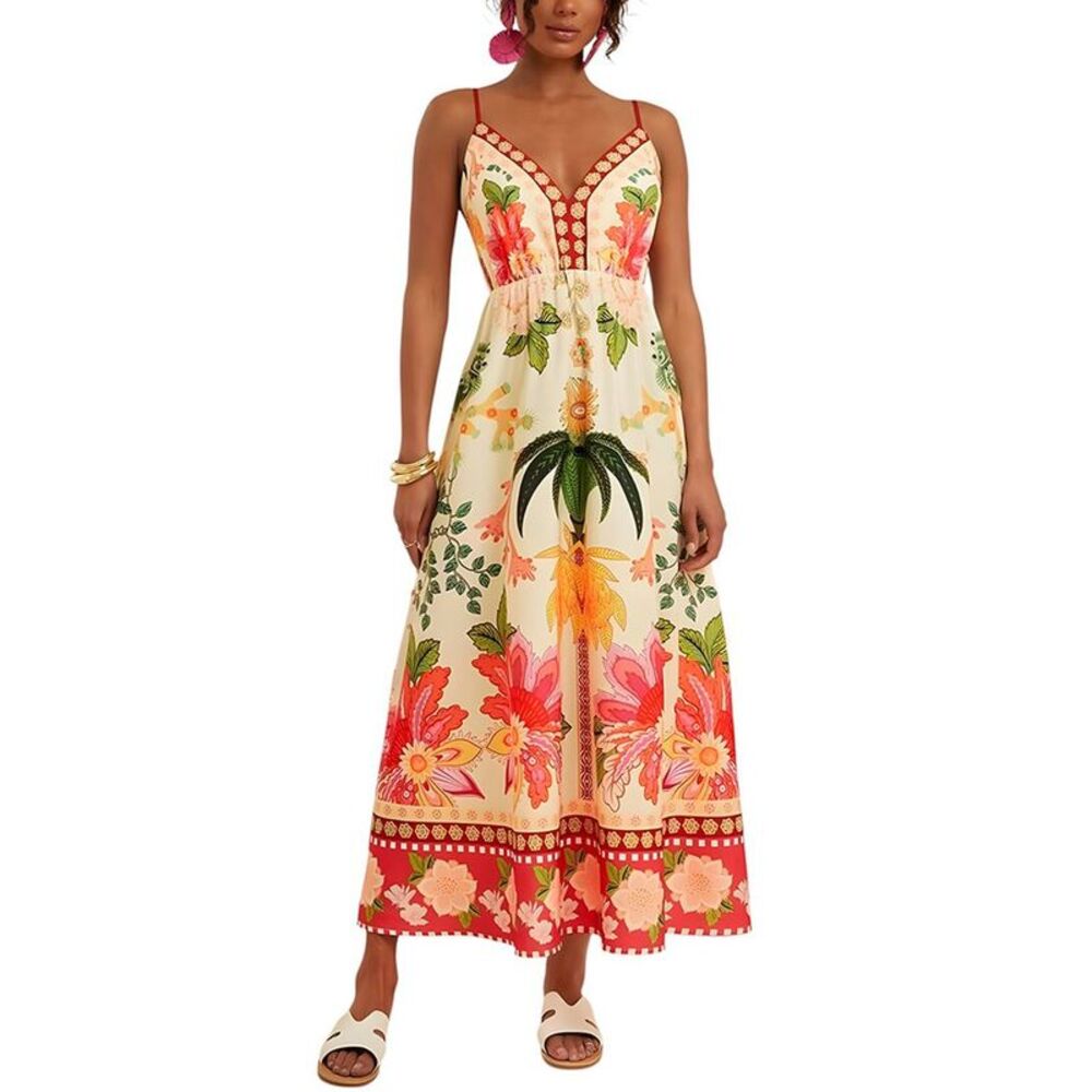 Camila Blanco Womens  Maxi Dress